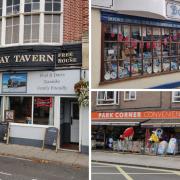 Railway Tavern, Books Afloat and Park Corner Convenience Store