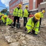 Archaeologists and volunteers have discovered the remains of an 18th century pub