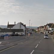 Crash causing heavy traffic on major town route