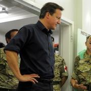 Carol Betteridge with then Prime Minister David Cameron
Picture: Sergeant Alison Baskerville RLC