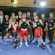 Grey Ranks boxers at their show night in Weymouth