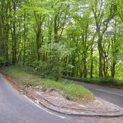 A crash has been reported on the B3081 at Zig Zag Hill