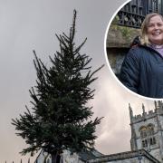 The tree has now been replaced, much to Rev Jo's relief