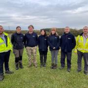 Dorset Wildlife Trust trainees visit Winfrith site