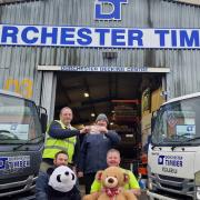 Pictured. Martin, Mark, Neil and Scott from Dorchester Timber