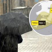 Rain stock footage with Met Office map