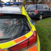 Police seized a car from an uninsured driver