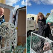 Fishing gear from Guernsey is being recycled byWeymouth & Portland Marine Litter project