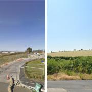 Land off Budmouth Avenue/Brackendown Avenue (L) and Land off Oliver Wyke Farm North (R)