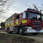 A chimney fire caused concern in North Dorset