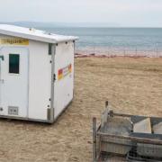 Lifeguard huts have been installed on Weymouth beach