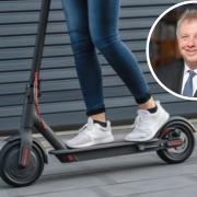 Dorset police and Crime Commissioner David Sidwick is concerned about illegal e-scooters in Dorset