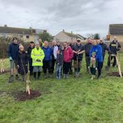 Chickerell residents gather to plant community orchard