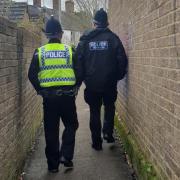 Officers patrolling area following reports of drug dealing and anti-social behaviour