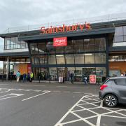 Shoppers at Sainsbury's on Mercery Road were informed of the technical issues before entering