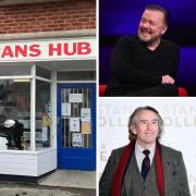 Ricky Gervais and Steve Coogan are among the celebs who have donated signed items