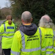 The community speed watch in Puddletown