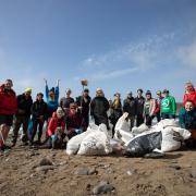 Volunteers cleaning Dorset's beaches during the Great British Spring Clean
