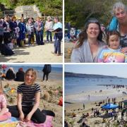 Seaweed Shenanigans event on Castle Cove Beach in Wyke Regis 2024