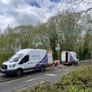 Engineers were called to Radipole Park Drive on Friday
