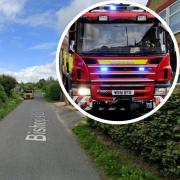 Firefighters tackled a farm machinery blaze at a Dorset Farm