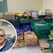 Jean-Paul Dervley, Chair of trustees at Weymouth Foodbank says demand is still rising