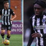Lewis Waterfield, left, and Jonny Efedje have departed the Magpies