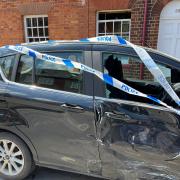 Cars were left badly damaged after a crash in Bridport