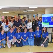 The Weldmar Hospicecare team celebrating their total