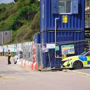 Police cordon after Durley Chine stabbing