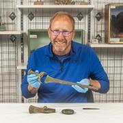 BNPS.co.uk (01202 558833)Pic: MaxWillcock/BNPSA metal detectorist has told how he unearthed an incredibly important Bronze Age hoard after getting lost on a rally.John Belgrave had become separated from the main group of treasure hunters and