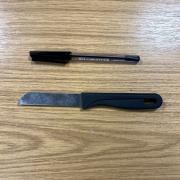 Size of knife found