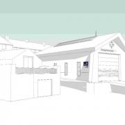 MULTI-MILLION POUND: Artist's impression of the new Swanage Lifeboat Station
