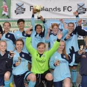TOP SPOT: Redlands Girls Under-13s celebrate their success