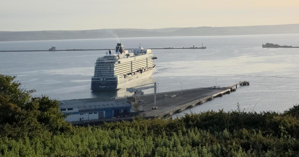 Cruise ship carrying 3,000 passengers makes maiden call to port