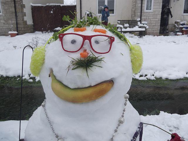 A snowy smile from Winterbourne Steepleton
