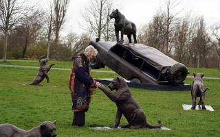Virgina McKenna at the Newcastle Born Free Foundation exhibition - the Born Free map has revealed the wild animals living at private UK addresses. Picture: PA