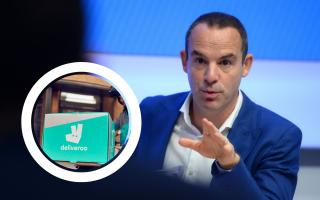 Martin Lewis said borrowing was not needed for paying for Deliveroo takeaway orders (PA)