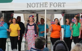 The Queen's Jubilee Celebration at the Nothe Fort in Weymouth last summer