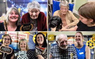 Culliford House in Dorchester held an 'Oscar's night' celebrating the films made by its residents