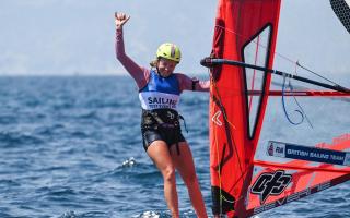 Emma Wilson was among the Dorset sailors to win medals in Marseille