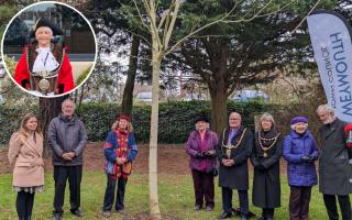 Weymouth Town Council's memorial day service in 2022 | Inset Cllr Kate Wheller