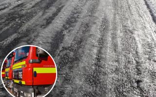Dorset and Wiltshire Fire and Rescue Service have told drivers to check their tyres before heading out in freezing conditions