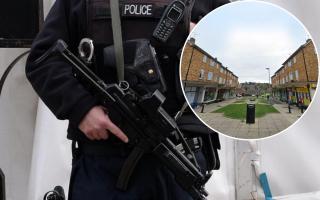 Armed police presence at Chapelhay
