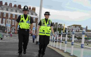 Dorset Police on patrol in Weymouth