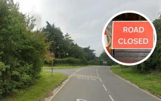 The A352 will be temporarily closed