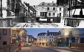 Now and then pictures of Weymouth