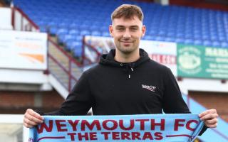 Weymouth announced Tyler Cordner as their third signing of the day Picture: MARK PROBIN/WEYMOUTH FC