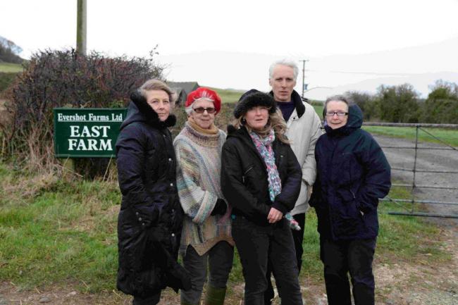 Abbotsbury residents from left, Danielle Holmes,Marie Laywine, Mary-Clare Buckle, Andrew Green and Mayling Harbour