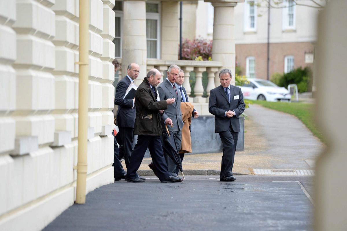 Prince Charles visits Poundbury May 2015- By John Gurd